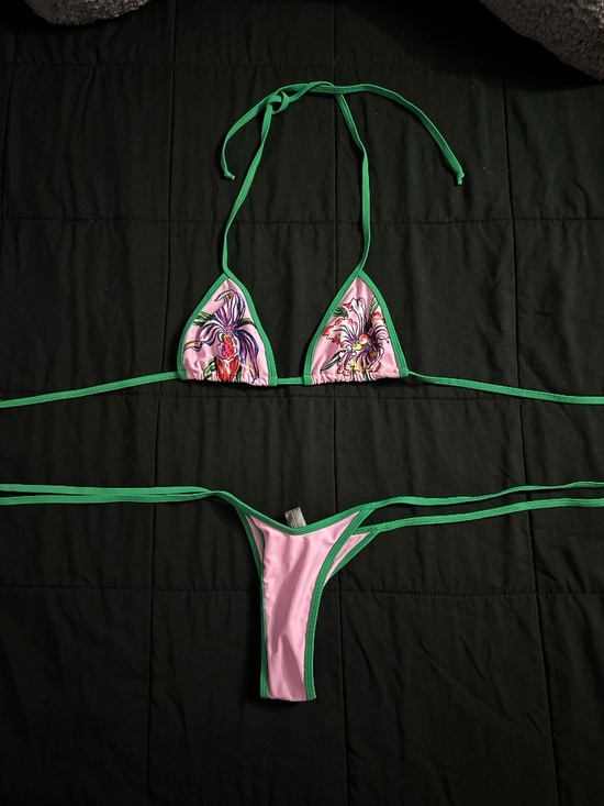 Ed Hardy Other - Ed Hardy orchid bikini set